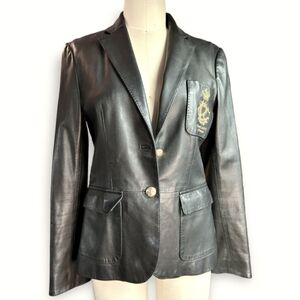 RL BLUE LABEL Leather Blazer